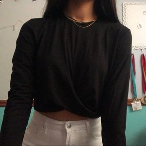 Black Long sleeve Top